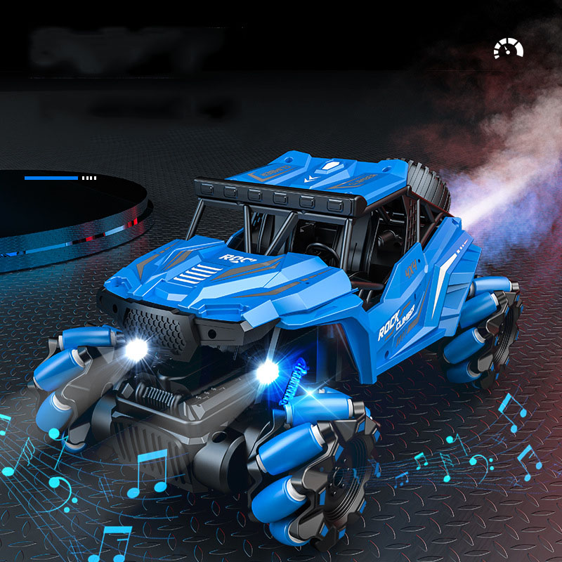 Rotary Charging Remote Control Car for Children's Electric Toy 4WD Off Road Vehicle