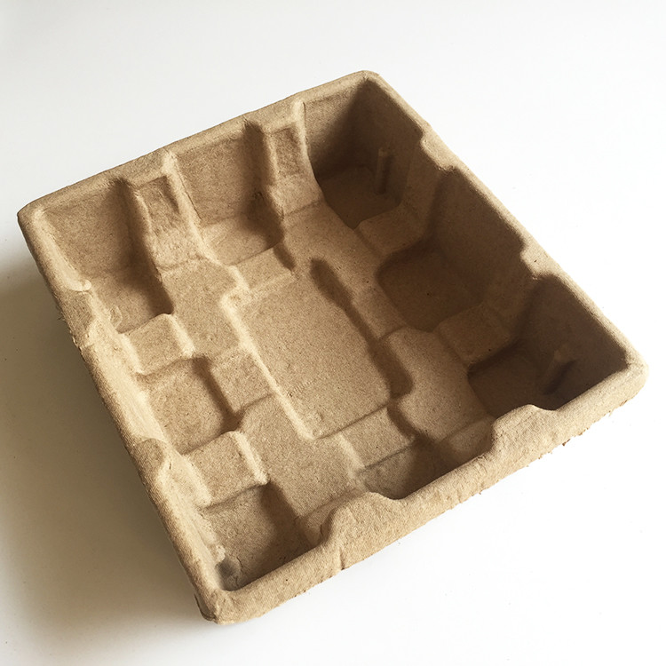 Customized Recycled Paper Molded Pulp Tray Dry Press Box Insert For Toy