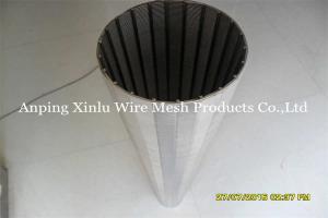 China 89mm Stainless Steel Vee Wire Johnson Screen Pipe Customised For Liquid Filtration wholesale
