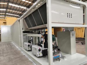 China PLC Vacuum Cooling Machine 47kw For Fresh Vegetables Mushrooms wholesale