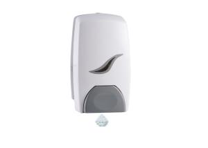 China White Refillable Foam Soap Dispenser , Hospital Alcohol Hand Sanitizer Dispenser wholesale