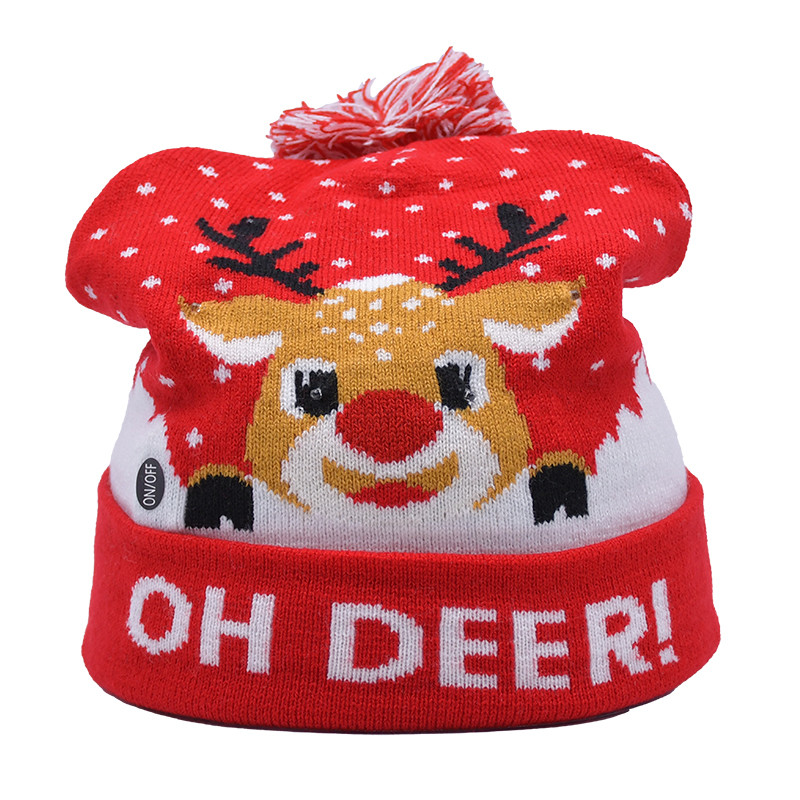Unisex Winter Beanie Hats With Embroidery Pattern For Cold Season
