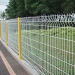 Galvanized Steel 3D Curved Security Welded Fence Panels 50x200mm 50x150mm