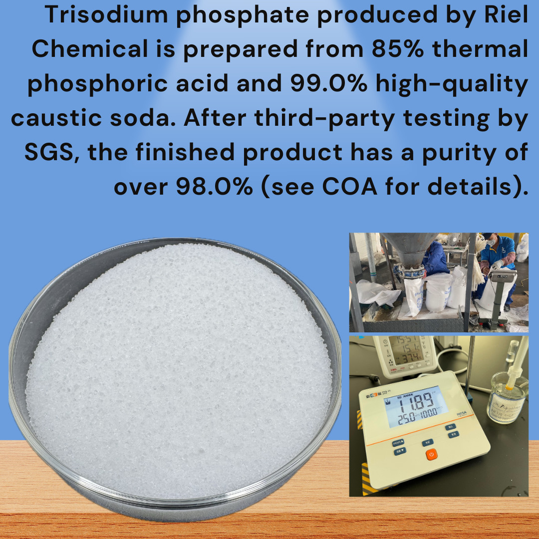 Industrial Grade Trisodium Phosphate Powder White Crystal For Chemical Materials