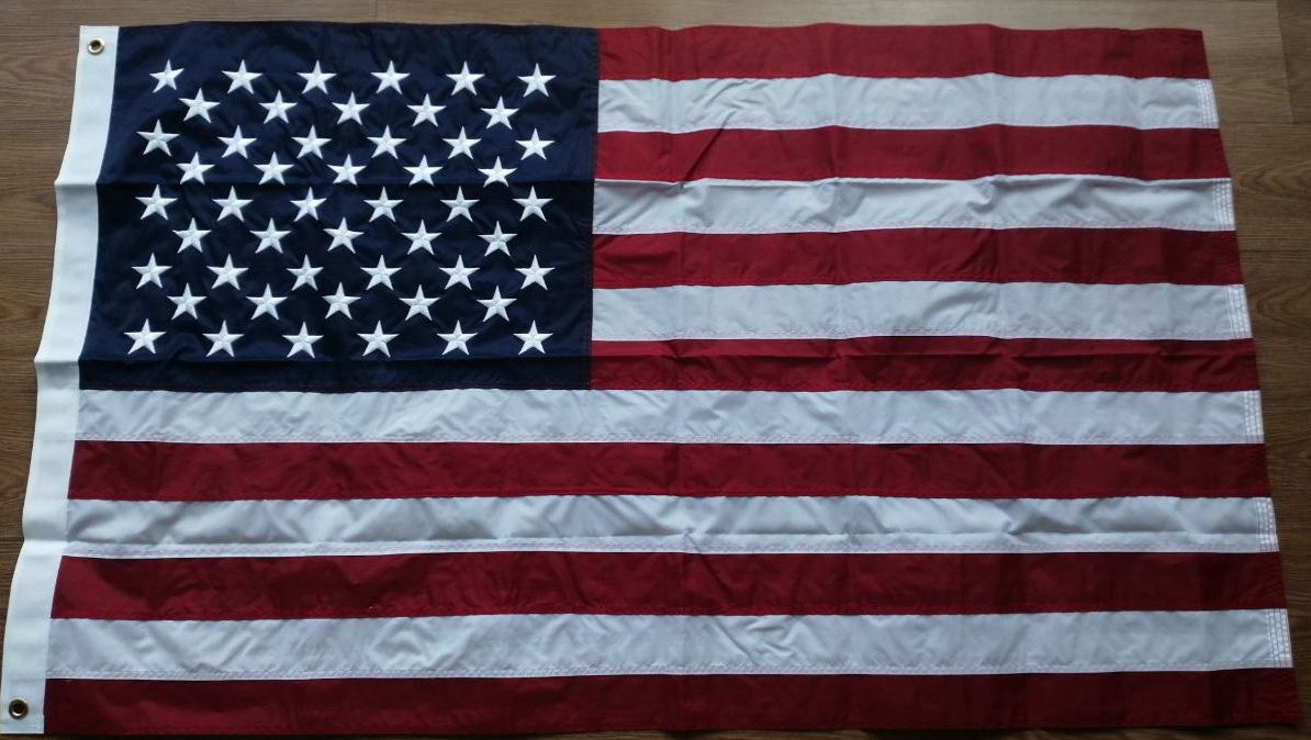 100% Polyester Sewn Flag Screen Printed Single Sided Or Double Sided