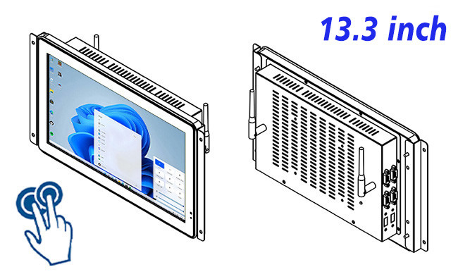13.3-Inch Windows Embedded Control Module for Transportation Systems, Industrial Dashboards, Facility Monitoring, and Public Services