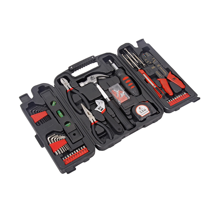 Plastic Metal House Hood 129 Pieces Mechanic Tool Set