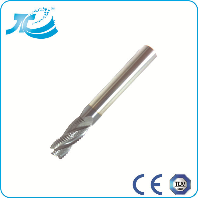 3 Flute Carbide Roughing End Mills CNC Machine Tool 50 - 100mm Overall Length
