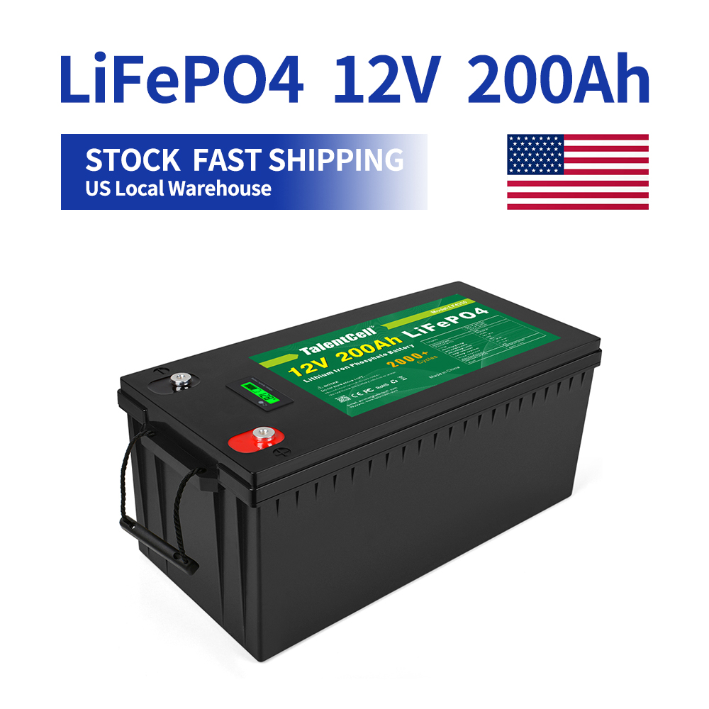 200Ah 300Ah Lithium 100ah 12v Lifepo4 Battery Pack Deep Cycle RV Yacht Marine Solar