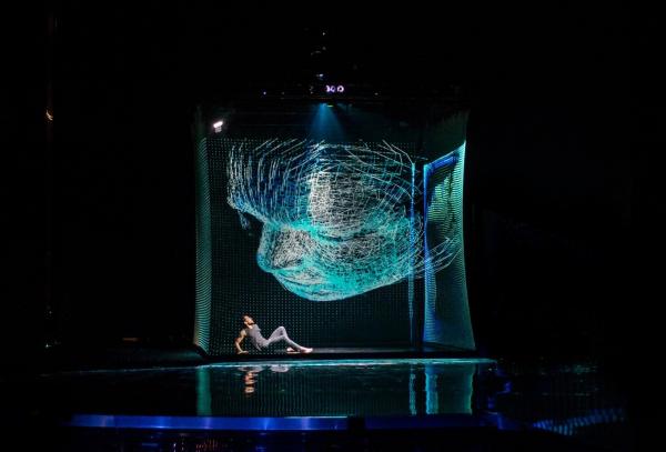 Front / Rear Transparent Hologram Show Screen Projection Screen Holoflex 30m