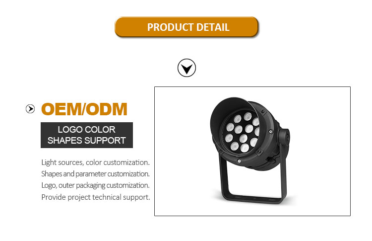 High Brightness Round Outdoor RGB LED Spotlights IP65 LED Landscape Tree