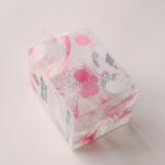 Fancy Pink Printed Small Pink Storage Boxes Plastic Cosmetic Packaging With