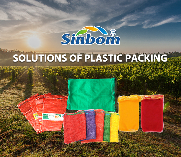 Packaging Solution Purple Polyethylene Raschel/Leno Mesh Bag for Potatoes and Vegetables