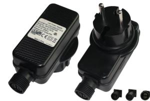 China Desktop LED Power Adapter Waterproof For CCTV Camera / Light , 12 W Rated Power wholesale