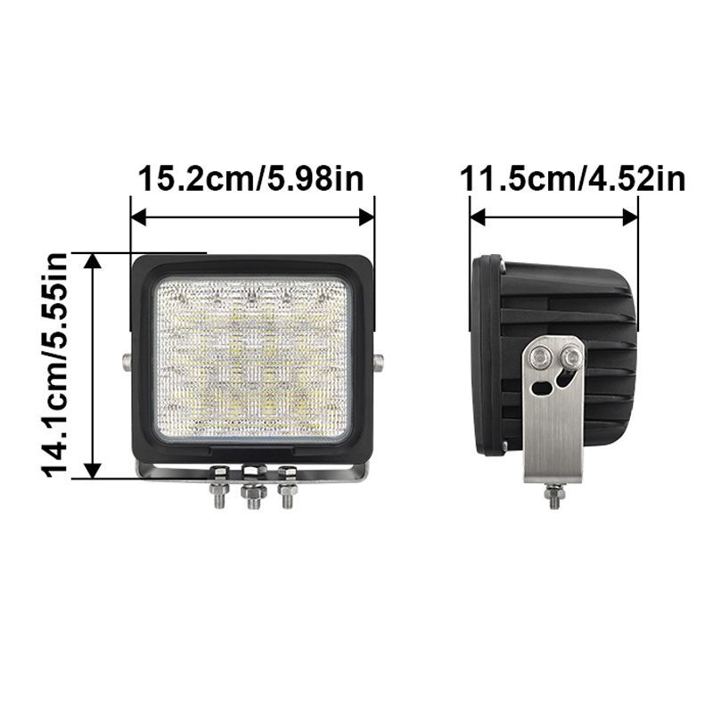 100W Engineering Machinery Truck off Road Excavator LED Work Light