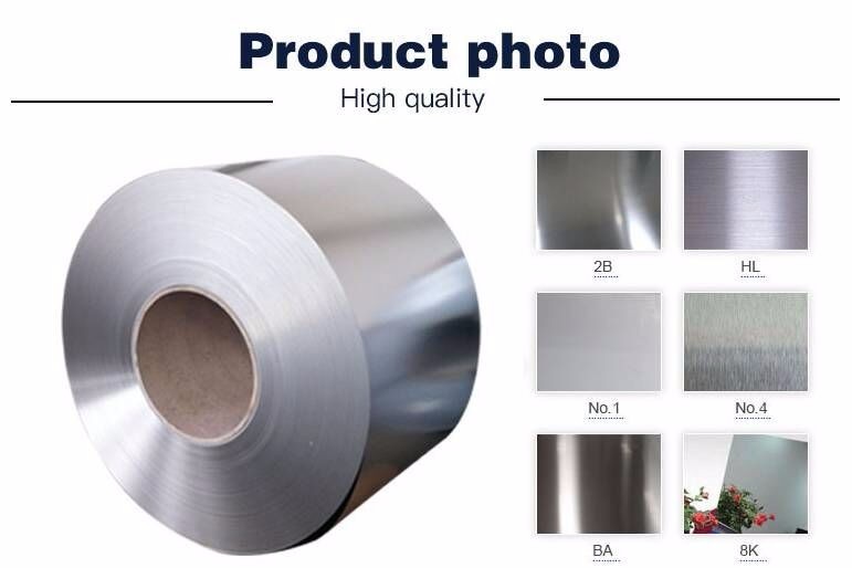 Polished Cold Rolled Stainless Steel Coil 201 HL Grade 201 304 410 430
