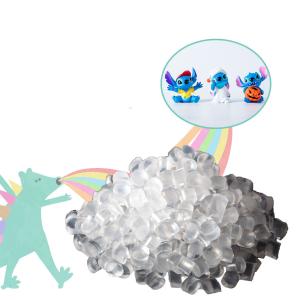 China Clear Opaque TPE TPR Raw Material for Doll Figurine Decoration Ornament wholesale