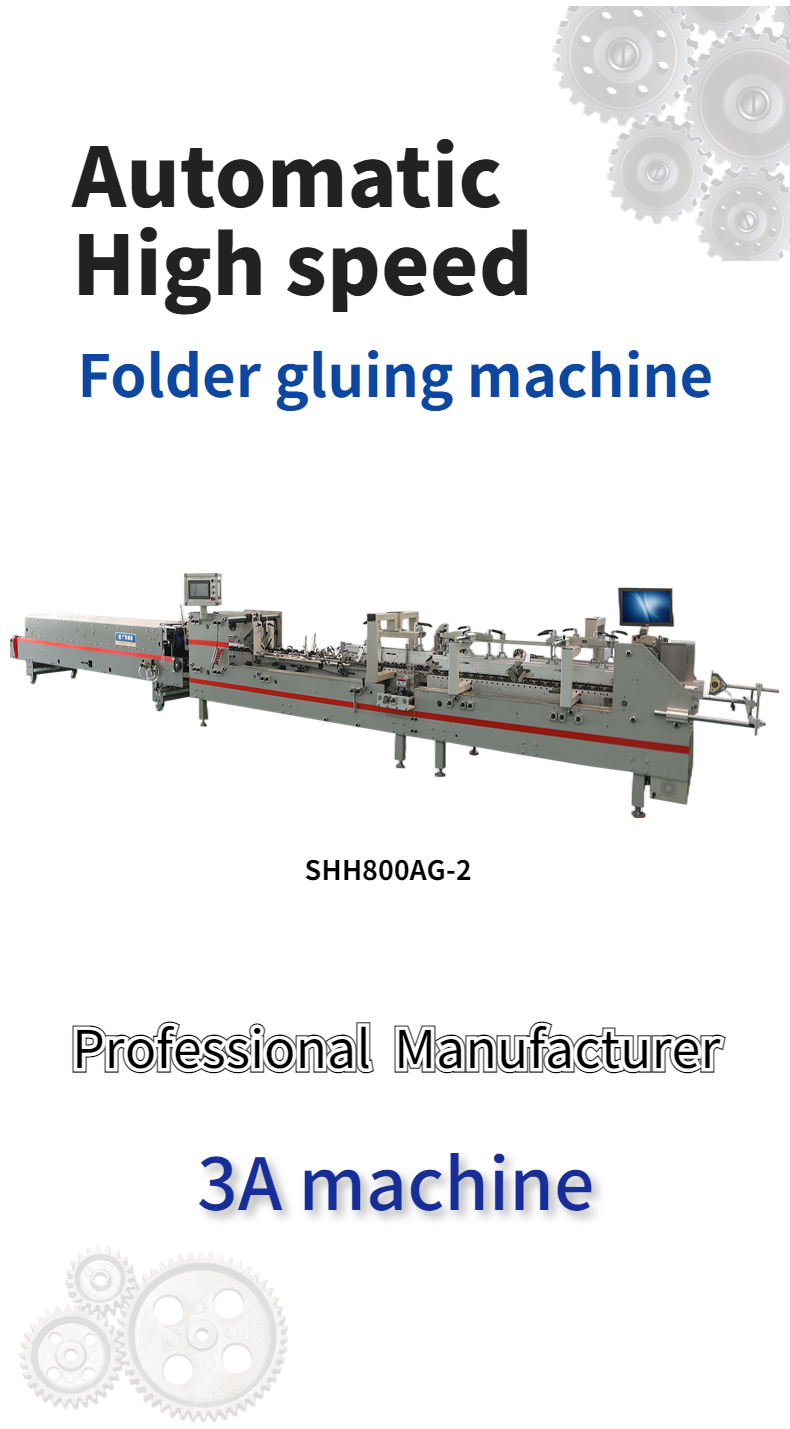 Video Outgoing-Inspection Provided Automatic Folder Gluer SHH-800AG-2 for Copper Carton