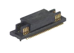 China 0.5A DIP BTB Connector 50 Pin Gold Plate PA6T PA9T LCP Insulator Material wholesale