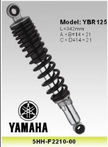 China Yamaha Ybr125 Motorcycle Shock Absorber , Brazil Yamaha Motor Parts , 342mm Shocks 5HH-F2210-00 wholesale