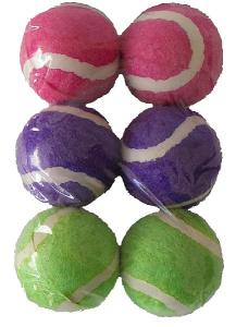 China 2inch pet toy tennis ball with custom logo printed wholesale