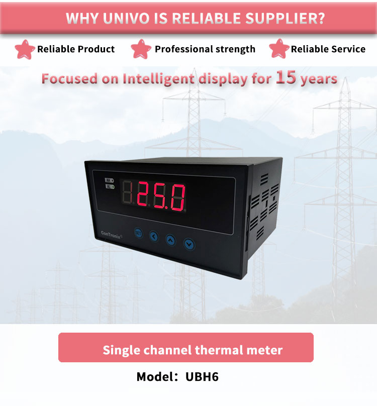Flexible Setting Single Channel Thermal Instrument with Universal Display Input Signal