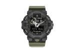 Dual Time Digital Sports Wrist Watches , Classic Sport Watches Plastic Case