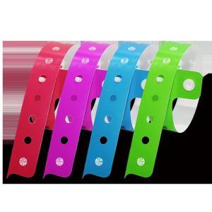 China 15*240mm PVC L Shape Wristbands for Events wholesale