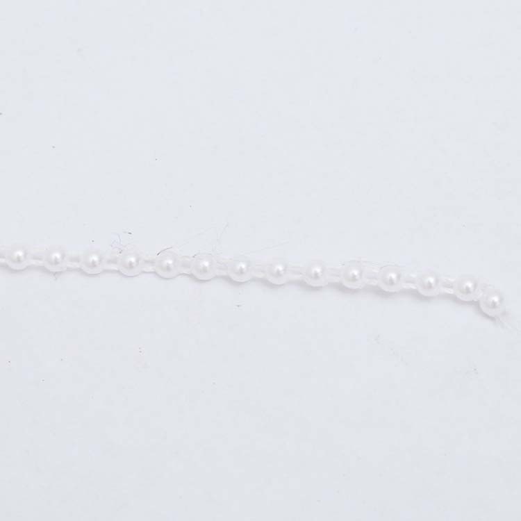 High Quality DIY Handmade ABS White Color Plastic Pearls Link MOT Beads