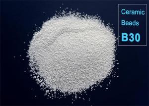 China High Hardness Ceramic Beads Blasting Media B30 0.600mm Spherical wholesale
