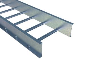 China Powder Painting Coating HDG Cable Ladder Tray Electrical 3m Length wholesale
