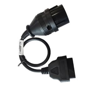 China Brass ABS PVC Truck Diagnostic Cables Multipurpose Black Color wholesale