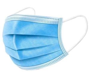 China Adult Disposable Face Mask Blue And White Flexible Adjustable Earrings wholesale