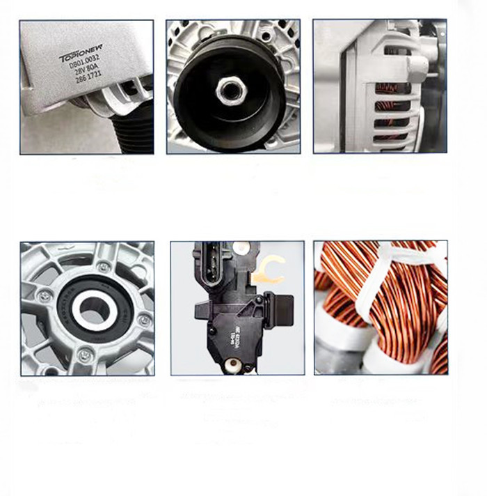 E312D E315D S4F Engine Excavator Repair Parts Generator 24V 55A 8PK 3436803800