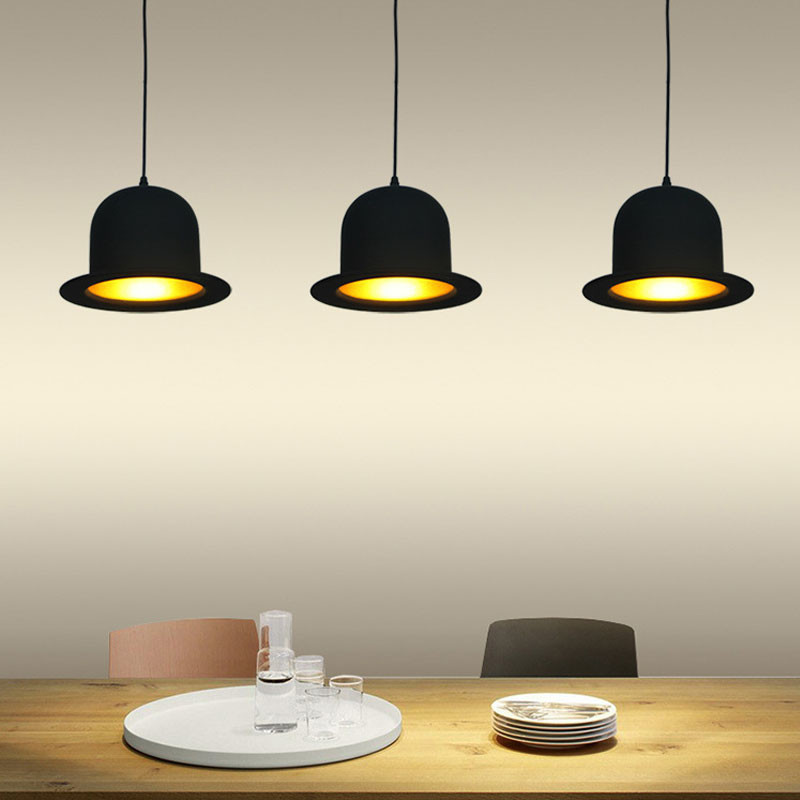 Retro top hat shape LED E27 Pendant Light for home improvement bedside restaurant lights（WH-VP-158）