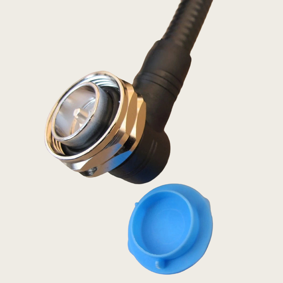 1/2 Superflex 7/16 DIN Male Right Angle To 4.3/10 Male Right Angle Jumper Cable 3M 5M 10M