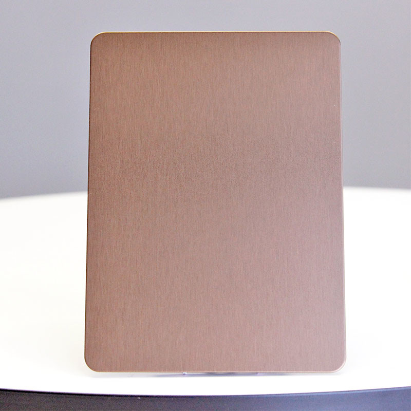 SS304 316 Brush Satin No.4 Anti-Fingerprint Finish Color Stainless Steel Sheet