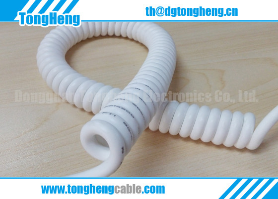 Grease Oil Resistant Motor Vehicle Customized Spiral Cable