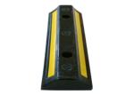 Rubber 500mm 2.6kg Reflective Film Car Parking Stopper