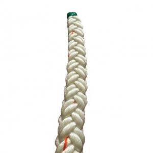 China 40mmx200m 8 Strand Plaited Rope Marine Vessel Braided Polyester Cord wholesale