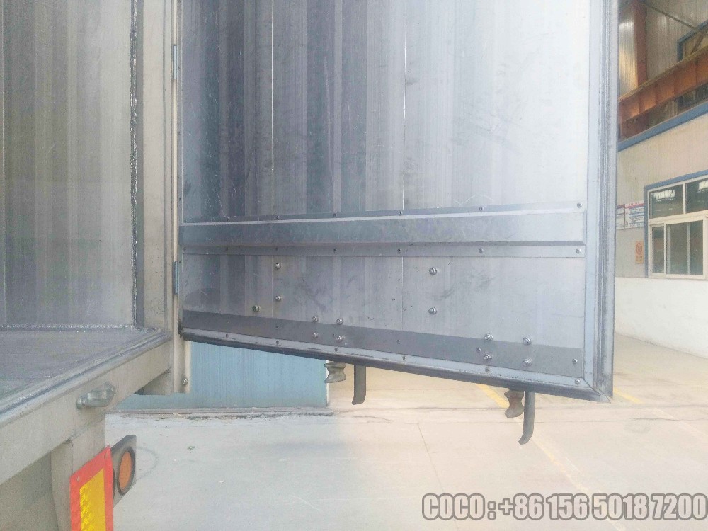 Producer Dry Van Semi Trailer with Dual Line Braking System Open Wing and Competitive