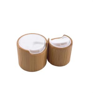 China 0.16cc 20mm Bamboo Disc Top Cap Closures For Personal Care wholesale