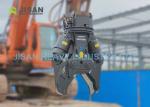 CAT320 Excavator Metal Shears , Scrap Shear Attachment Hydraulic Cutting Machine