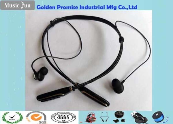 165mA Battery Bluetooth Sports Earphone Neckband Bluetooth Headphones Retractabl
