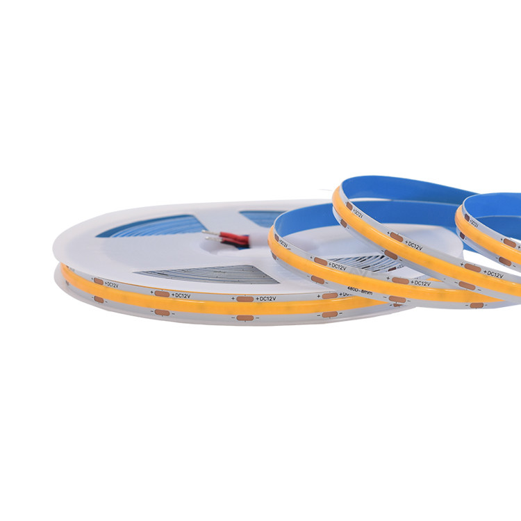 16.4Ft 480LEDS/M No Solder Joints for 8mm PCB Board Whole Reel COB LED Strip Light