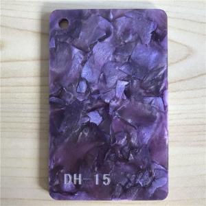 China Purple Pearl Acrylic Sheets 1040x620mm Cutting Acrylic Glass For Picture Frames wholesale