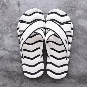 China Men'S And Women'S Anti Slip Bathroom Slippers Cross Wave Sole 36-45 Size wholesale