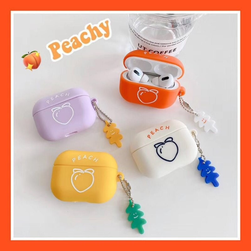 Cute Fruit Airpods Protective Cases Anti Lost Loop Multi Colors