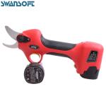 Swansoft 2.5CM Battery Orchard Pruner Cordless Electric Hedge Trimmer Portable