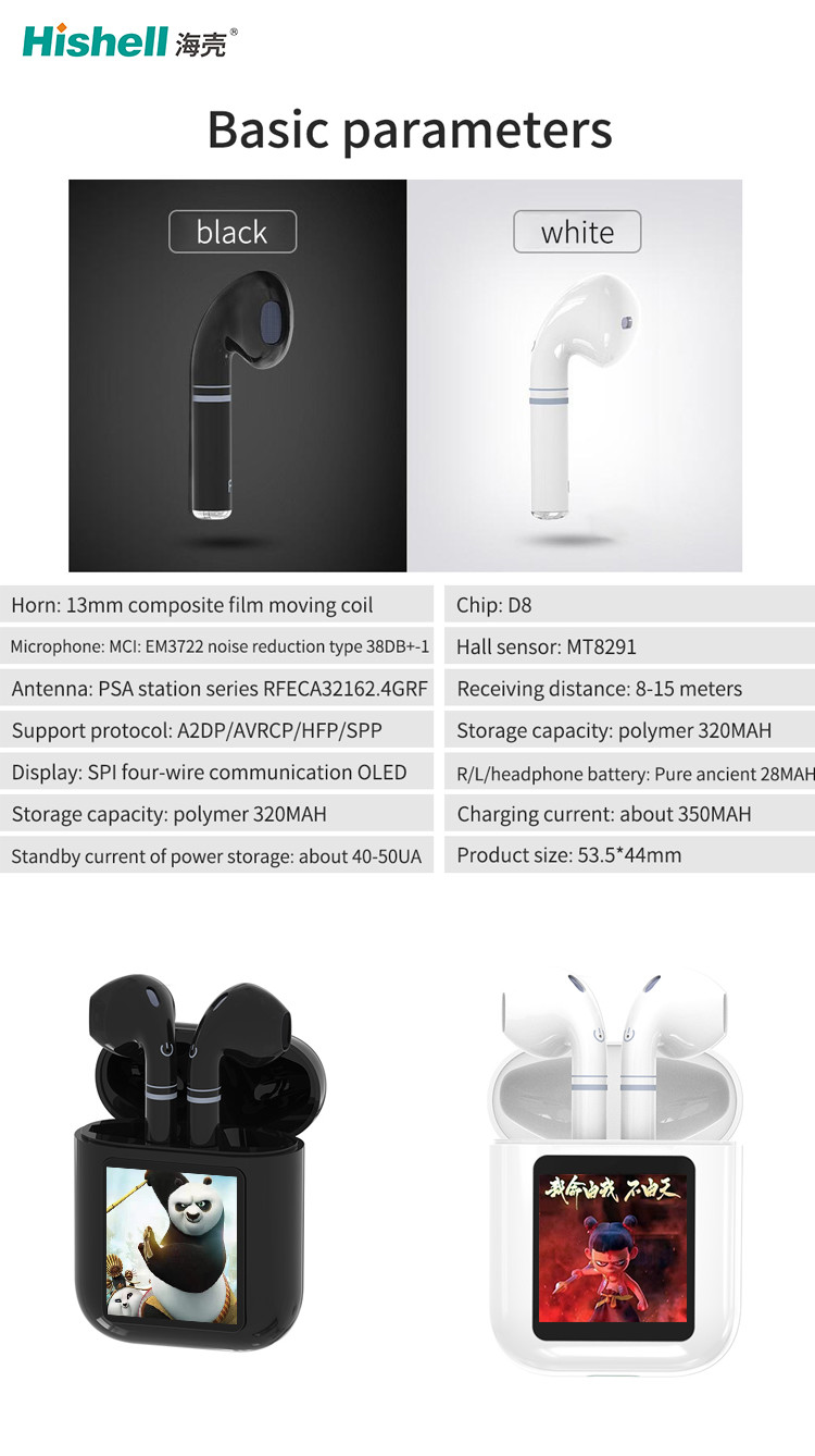 Magnetic Cover Sports Bluetooth Headset Waterproof Wireless With Screen